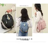 Tas Ransel Wanita Kulit Korea Kekinian Import Tali Slempang 2in1 — 5