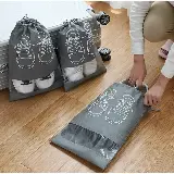 Tas Serut Penyimpanan Sepatu dan Sendal Kantong Sepatu Tali Serut — 8
