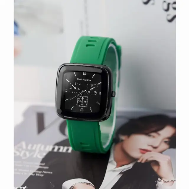 Jam Tangan Pria Wanita Sport Chrono Silikon Rubber Analog Watch RM0
