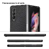 Hard Case Casing Premium Samsung Galaxy Z Fold 3 Carbon Pattern — 6