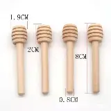 Sendok Stik Stick Kayu Adukan Madu Food Grade Honey Dipper Spoon - Kayu — 4