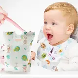 Celemek Makan Bayi Disposable Apron Baby Sekali Pakai Isi 10 — 4