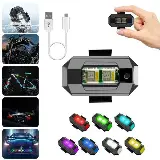 Lampu Peringatan LED Kedip Sepeda Motor Mobil USB Model Pesawat — 1