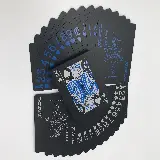 Kartu Remi Plastik Hitam Pvc Anti Air Waterproof Poker Blackjack — 2