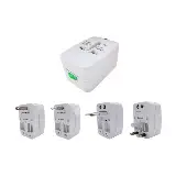 Universal Travel Home Adapter 4 in 1 Multifungsi EU AU UK US — 1