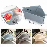 Rak Saring Segitiga Penyimpanan Sampah Kitchen Sink Wastafel — 2