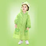 Jas Hujan Anak Balita Tanpa Bawahan Jubah Lengan EVA Ponco Aneka Warna — 1