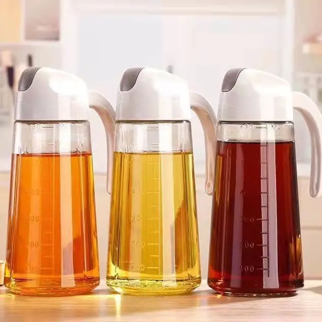 Botol Minyak Goreng Kecap Cuka Kaca Bahan Tebal Kapasitas 630ml