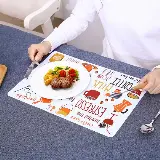 Tatakan Piring Makan Alas Piring Makan Anti Panas Alas PVC Motif Unik — 3