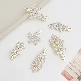Jepitan Rambut Model Mutiara Crystal Korea Hair Clip — 3