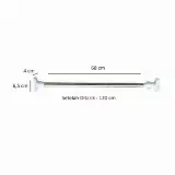Tiang Gantungan Serbaguna Fleksibel Stainless Steel — 5