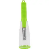 Pisau Kupas Buah Sayur Desain Tabung Model Gelas Stainless Peeler — 6