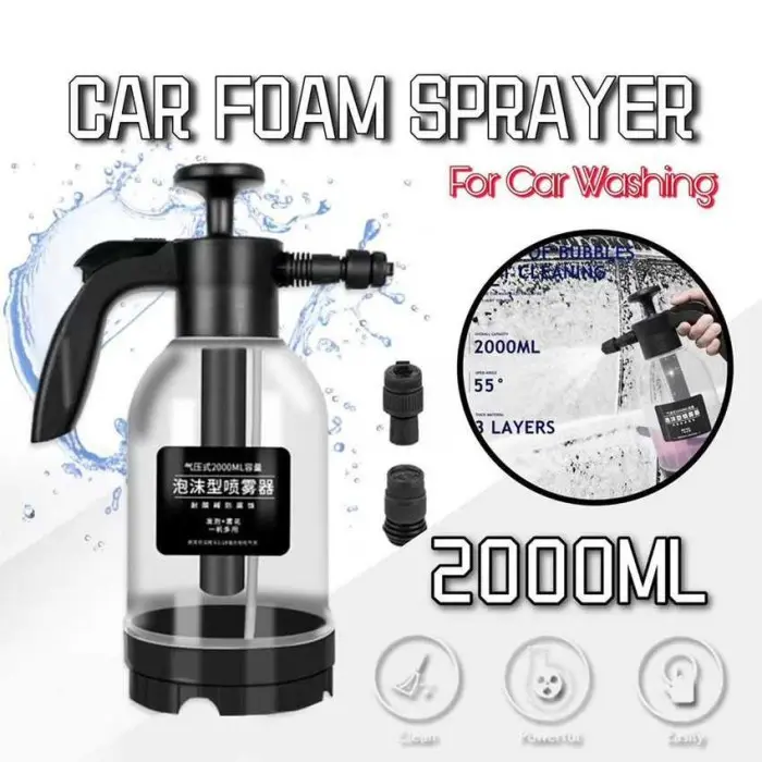 Sprayer Alat Cuci Busa Sabun Salju Halus Hand Snow Foam 2L