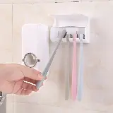 Set Dispenser Pasta Gigi Odol Dan Rak Cantolan Tempat Sikat Gigi — 3