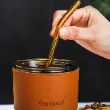 Gelas Estetik Cantik Tumbler Kaca Botol Minum Lucu 2in1 — 7