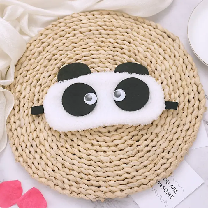 Kain Penutup Mata Ekspresi Ekspresi Panda Untuk Tidur Korea