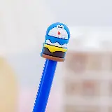Pulpen Gel Karakter Kartun Jepang Hamburger Line Brown Doraemon — 4