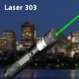 Senter Laser Pointer Hijau Recharge 303 10KM Multifungsi — 2