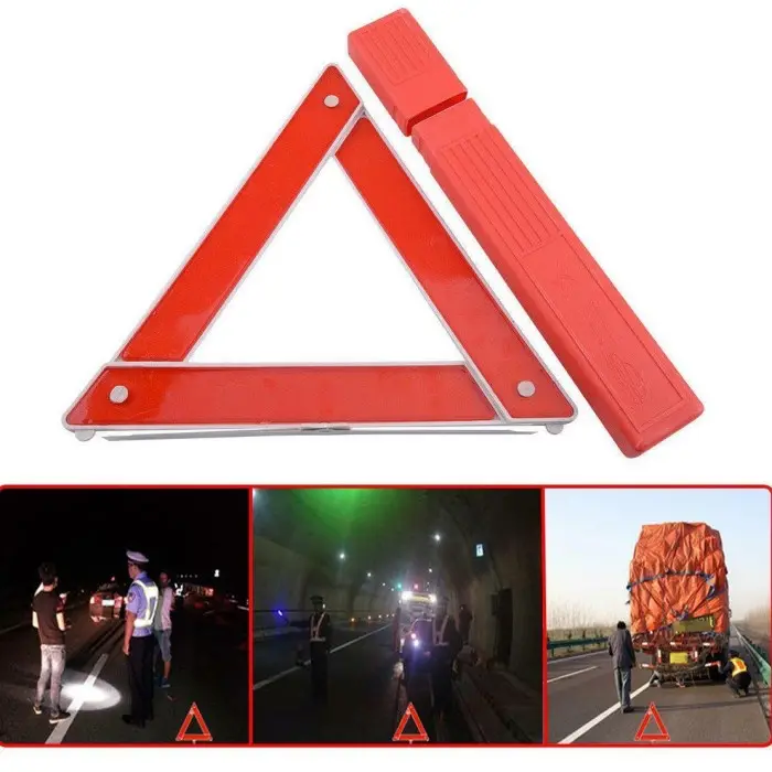 Segitiga Pengaman Lipat Darurat Reflektor Mobil Emergency Triangle