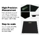 Timbangan Badan Digital Kaca Hitam Electronik Scale Up To 180kg — 2
