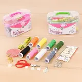 Sewing Kit Set Alat Jahit Kotak Box Alat Menjahit Benang Jarum Meteran — 1