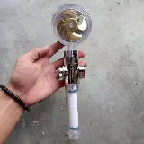 Kepala Jet Shower Kipas 360 Derajat On Off Turbo Fan Filter — 3