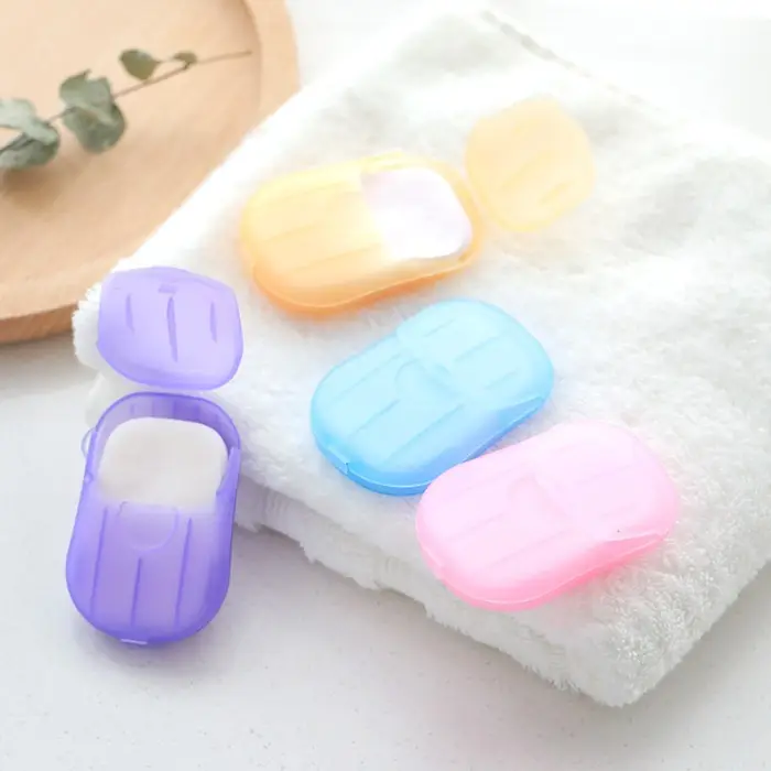 Sabun Mandi Cuci Tangan Kertas Traveling Portable Organik Paper Soap