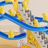 Mainan Track Slide Tangga Bebek Kuning Small Duck Otomatis — 2
