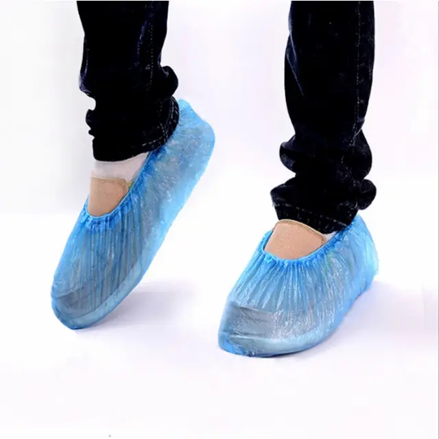Sarung Sepatu Medis Plastic Shoes Cover Isi 100pcs