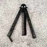 Sisir Besi Lipat Butterfly Balisong Training Trick Benchmade — 4