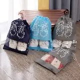 Tas Serut Penyimpanan Sepatu dan Sendal Kantong Sepatu Tali Serut — 6