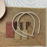 Bando Mutiara Korea Headband Permata Elastis dan Nyaman — 1