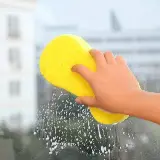 Sponge Busa Cuci Mobil Motor Piring Kuning - Foam Wash Tebal — 3