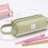 Kotak Tempat Penyimpanan Alat Tulis 2 Pouch dan Stationery Dual Zipper — 7