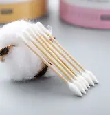 Cotton Bud / Korek Kuping / Cotton Swabs isi 500 Natural Bambu — 4