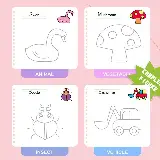 Buku Mewarnai Anak Coloring Book 8 Lembar dengan Berbagai Tema — 5