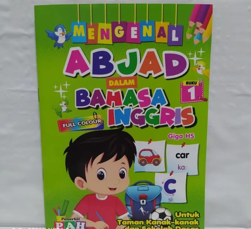 Buku Pengenalan dan Belajar Bahasa Inggris Full Colour Untuk TK dan SD