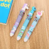 Pulpen Ballpoint Cetek 10 Warna Warni Murah Karakter Lucu Kartun — 3