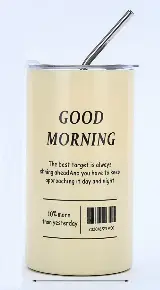 Mug Botol Minum Tumbler Coffee Cup Stainless Steel Portable — 6