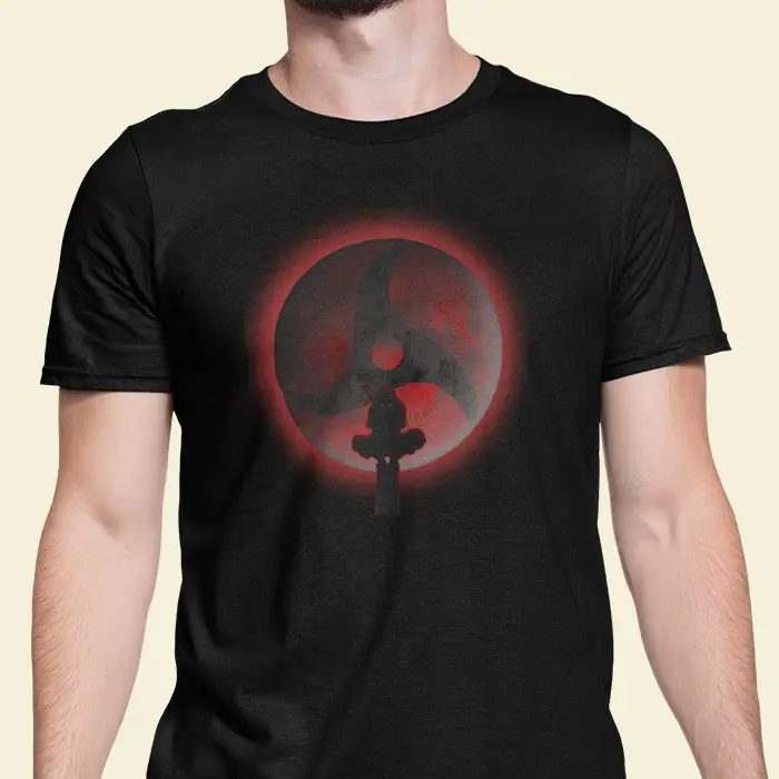 T-shirt Anime Naruto The Itachi Shadow