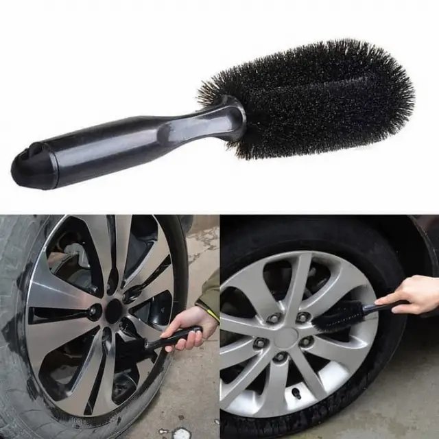 Sikat Pembersih Velg Motor Mobil Wheel Brushdengan Handle Panjang