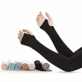 Manset Lengan Panjang Handsock Tangan Wanita Polos Pelindung UV Sinar — 8