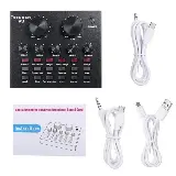 Mixer Sound Card V8 With Bluetooth Live Broadcast Audio Karaoke Hp — 6