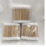 Cotton Bud Swab Bamboo Pembersih Telinga Makeup — 10