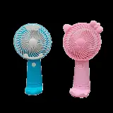 Kipas Angin Genggam Tangan Karakter Dengan Penyangga HP — 3