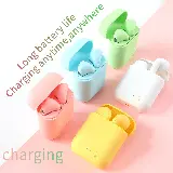 Headset bluetooth TWS 5.0 InPods i12 Earphone Wireless Macaron — 7