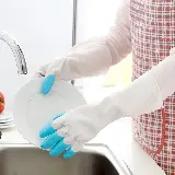 Sarung Tangan Karet Latex Cuci Piring Dan Baju Anti Air Anti Kotor — 6
