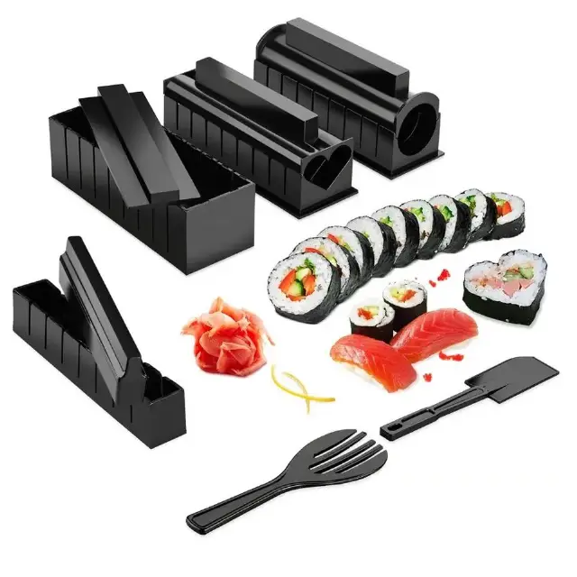 Set Alat Membuat Sushi 11 in 1 untuk Bento Makanan Jepang