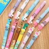 Pulpen Ballpoint Cetek 10 Warna Warni Murah Karakter Lucu Kartun — 9