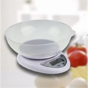 Timbangan Dapur Digital Mangkok Electrik Kitchen Scale 5kg CH-302